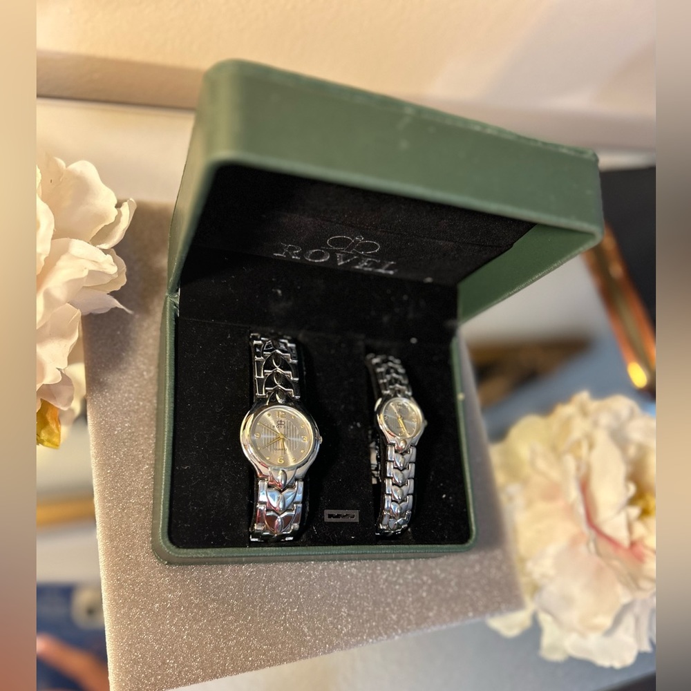 Rovel Stainless Steal his and hers Set